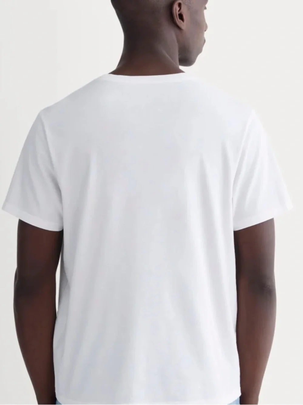 NEW Everlane White Organic Cotton Classic Tee Medium - Picture 2 of 7